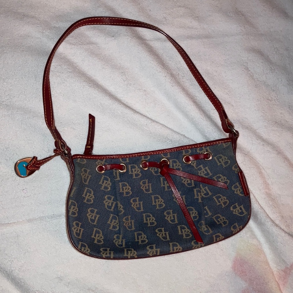 Dooney and Bourke denim colored purse